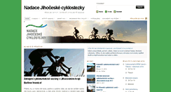 Desktop Screenshot of jihoceske-cyklostezky.cz