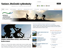 Tablet Screenshot of jihoceske-cyklostezky.cz